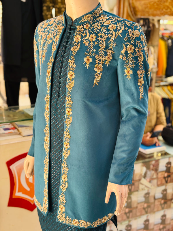 Teal Blue Open Gone For Men's