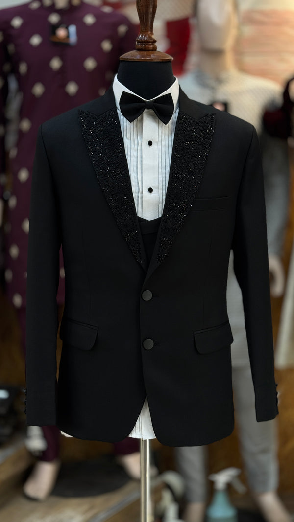 Elegant Black SUITING