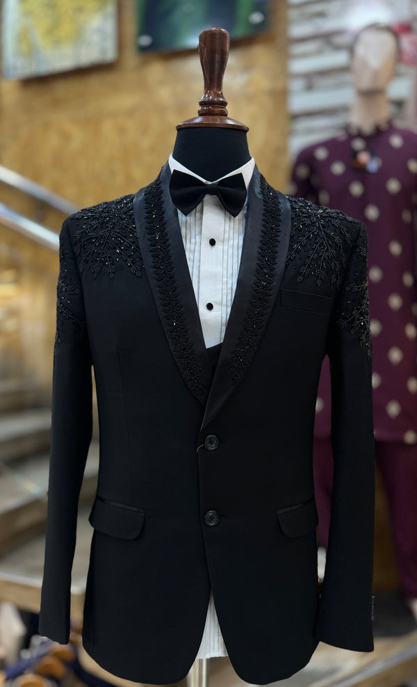 Elegant Black SUITING